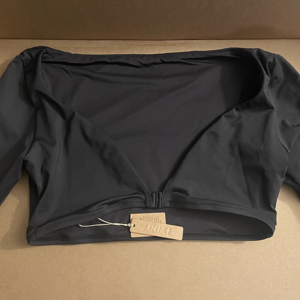 SKIMS Swim Long Sleeve Shrug Top
